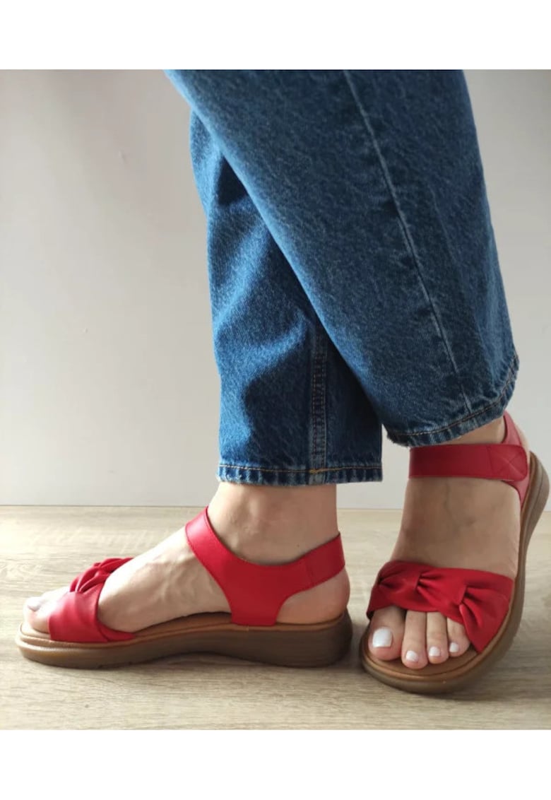 Sandale Casual Dama 33193 Rosii - Rosu 1 Sandale Casual Dama  33193 Rosii - Rosu