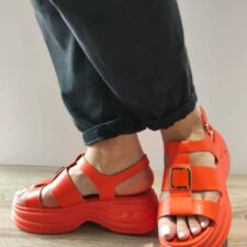 Sandale Casual Dama  4003 11-N Portocalii - Portocaliu -