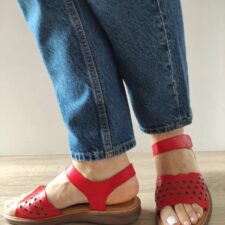 Sandale Casual Dama  50038 Rosii - Rosu -