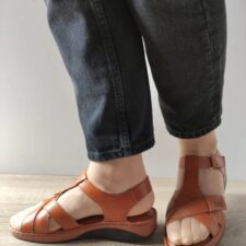 Sandale Casual Dama  60021B 02-N Maro Camel - Maro -