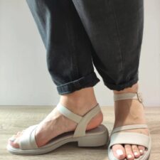 Sandale Casual Dama  60024C 50-N Gri Deschis - Gri -