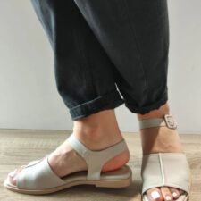 Sandale Casual Dama  60031A 52-N Gri Deschis - Gri