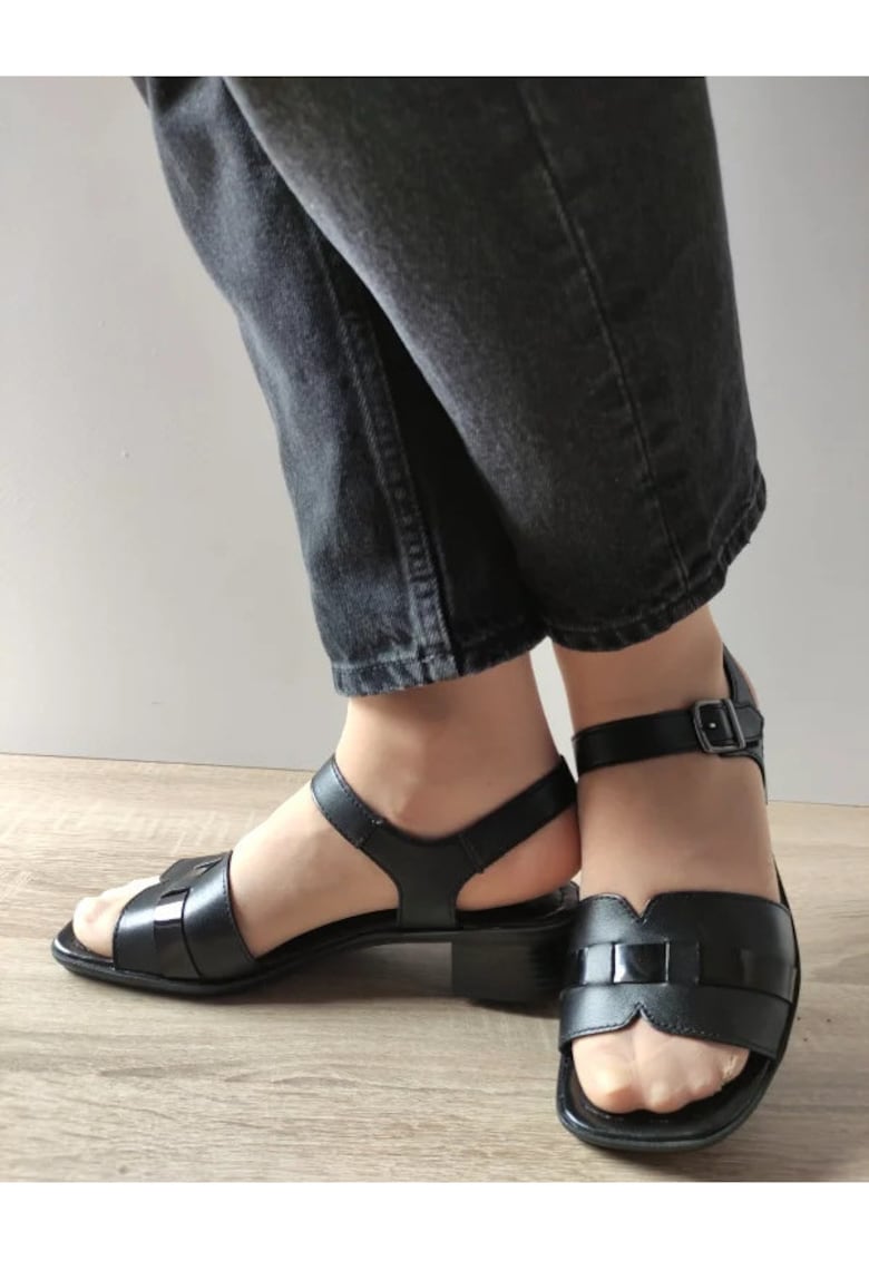 Sandale Casual Dama 62685-00 Negre - Negru - 1 Sandale Casual Dama  62685-00 Negre - Negru -