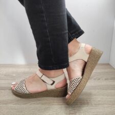 Sandale Casual Dama  6320-1 Bej - Bej -