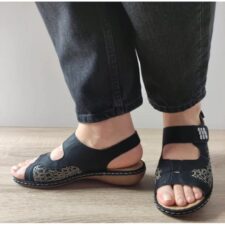 Sandale Casual Dama  65989-01 Negre - Negru -