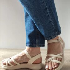 Sandale Casual Dama  802 Bej - Bej -