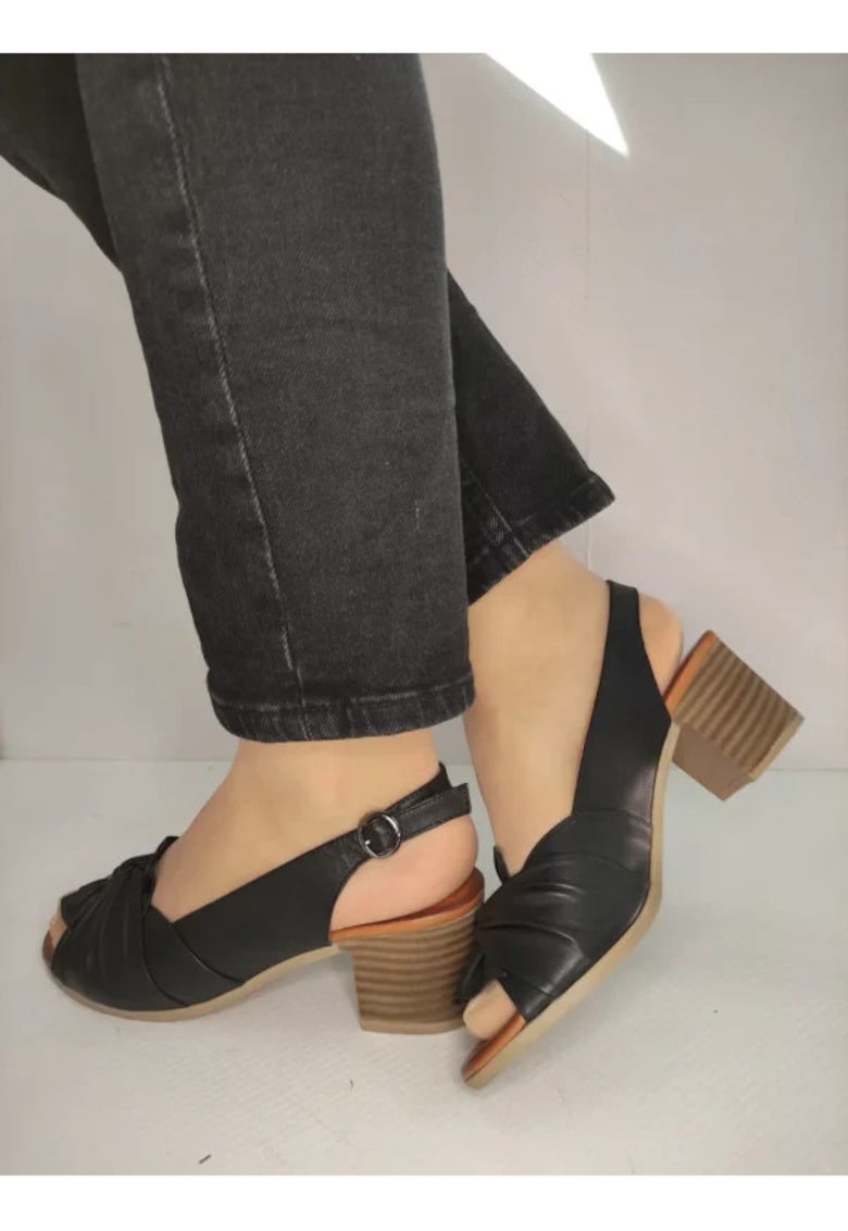 Sandale Casual Dama 82-776 Negre - Negru 1 Sandale Casual Dama  82-776 Negre - Negru