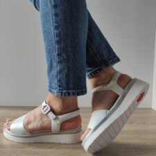 Sandale Casual Dama  88708-42 Albe - Alb -