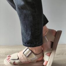 Sandale Casual Dama  K246-1 Bej (Apricot) - Bej -