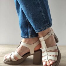 Sandale Casual Dama  Tp1007-2 Crem - Crem -