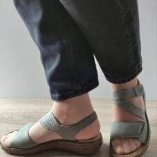 Sandale Casual Dama  V2862-52 Verde Kaki - Verde -