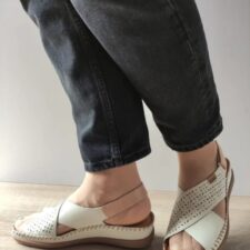 Sandale Casual Dama  W8K-0848C1 Bej (Nata) - Bej -