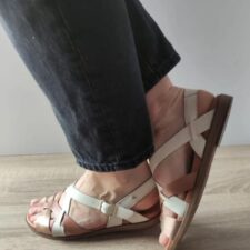 Sandale Casual Dama  W8Q-0894C2 Maro + Bej + Auriu - Maro -