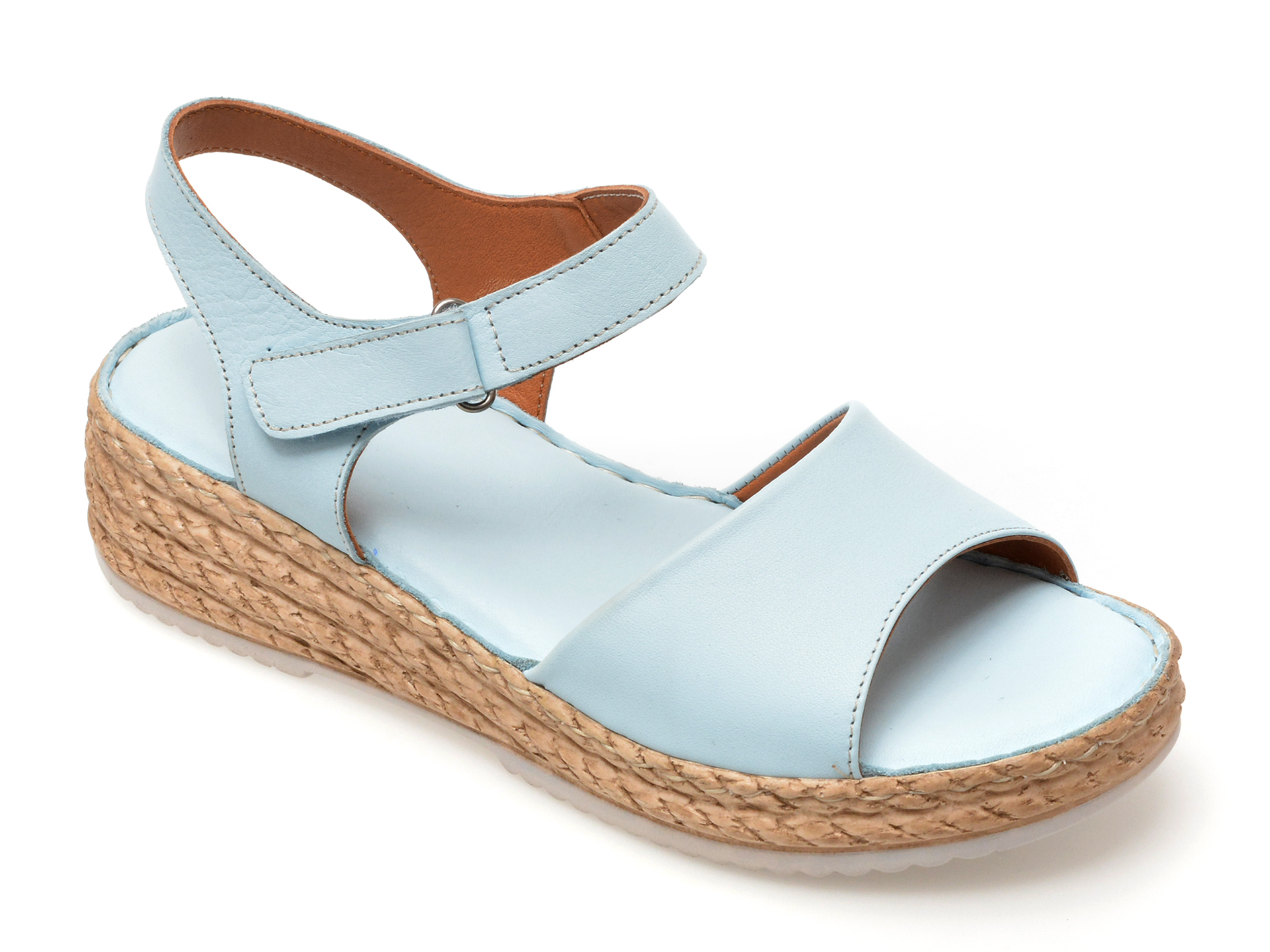 Sandale casual FLAVIA PASSINI albastre, 2635, din piele naturala 1 Sandale casual FLAVIA PASSINI albastre