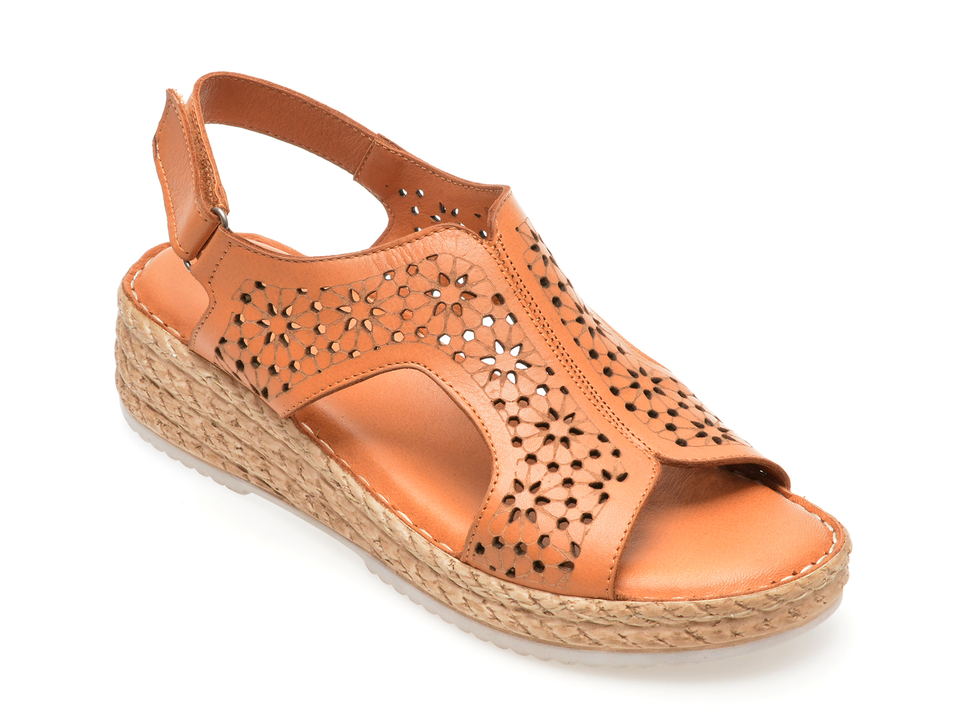 Sandale casual FLAVIA PASSINI maro, 2637, din piele naturala 1 Sandale casual FLAVIA PASSINI maro