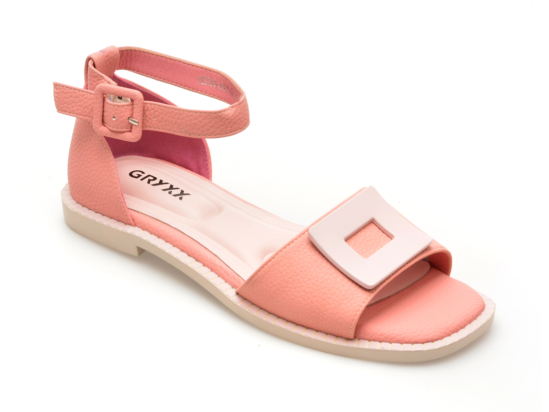 Sandale casual GRYXX roz, 8472, din piele naturala 1 Sandale casual GRYXX roz