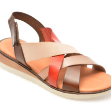 Sandale casual IMAGE maro