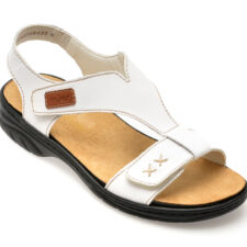 Sandale casual RIEKER albe