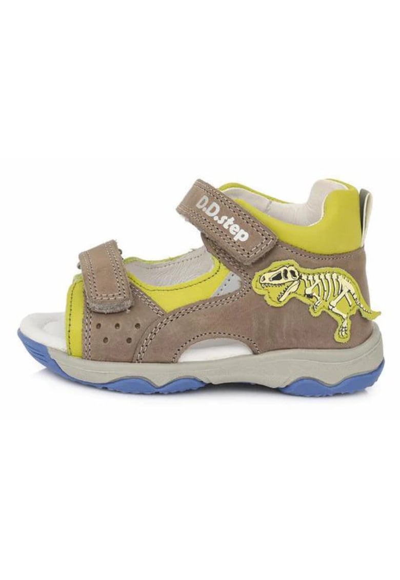 Sandale Copii - Trex - din Piele - cu Scai - AC64-922B 1 Sandale Copii - Trex - din Piele - cu Scai - AC64-922B