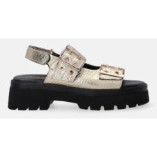 Sandale Cu Platforma Cu Metal