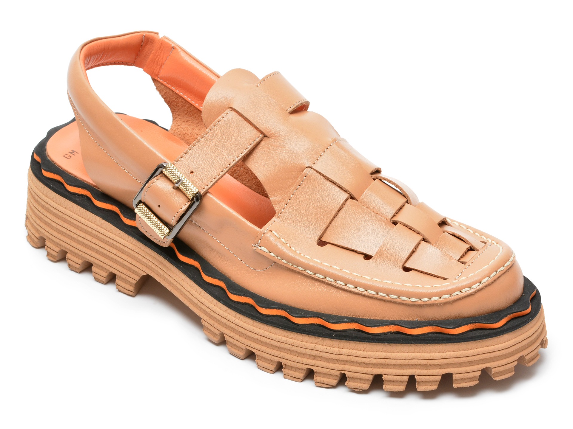 Sandale DONNA CRIS maro, 2912461, din piele naturala 2 Sandale DONNA CRIS maro