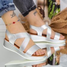 Sandale Dama PT22 Argintiu | Mei