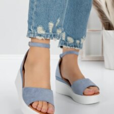 Sandale Dama cu Platforma 2PT3 Albastru | Mei