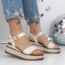 Sandale Dama cu Platforma 3GZ60 Bej | Mei