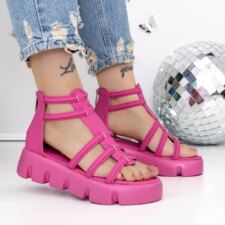 Sandale Dama cu Platforma 3HXS70 Roz | Mei