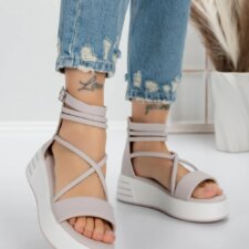 Sandale Dama cu Platforma 5GZ10 Roz | Mei