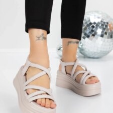 Sandale Dama cu Platforma 5H26 Roz | Mei