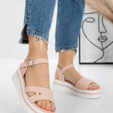Sandale Dama cu Platforma 5HXS7 Roz | Mei