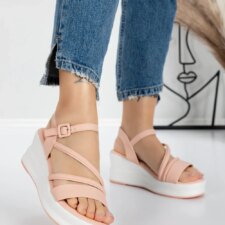 Sandale Dama cu Platforma 5LM1 Roz | Mei