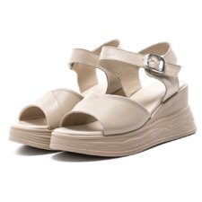 Sandale Dama cu Platforma 8701-1 Crem | Advancer