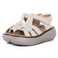 Sandale Dama cu Platforma FF03 Crem | Advancer