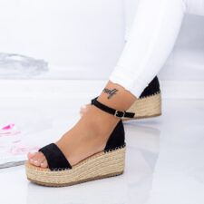 Sandale Dama cu Platforma FS29 Negru | Mei