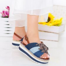 Sandale Dama cu Platforma GZXY3 Blue | Mei