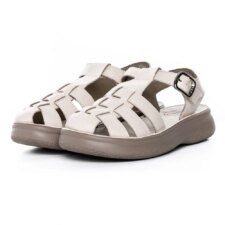 Sandale Dama cu Talpa Joasa 1957623 Crem | Formazione