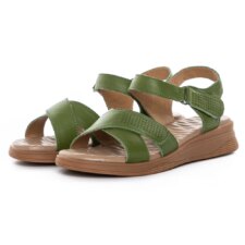 Sandale Dama cu Talpa Joasa 22108 Verde | Formazione