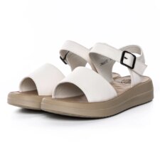 Sandale Dama cu Talpa Joasa 246611T Crem | Formazione