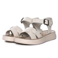 Sandale Dama cu Talpa Joasa 28-16 Crem | Formazione