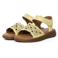 Sandale Dama cu Talpa Joasa 33177 Galben | Formazione