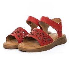 Sandale Dama cu Talpa Joasa 33177 Rosu | Formazione