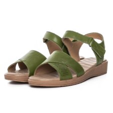 Sandale Dama cu Talpa Joasa 52033 Verde | Formazione