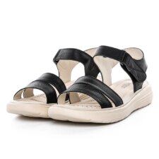 Sandale Dama cu Talpa Joasa 56687 Negru | Berliner