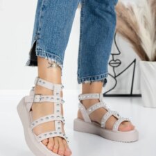 Sandale Dama cu Talpa Joasa 5H21 Roz | Mei