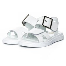 Sandale Dama cu Talpa Joasa K246-1 Alb | Formazione