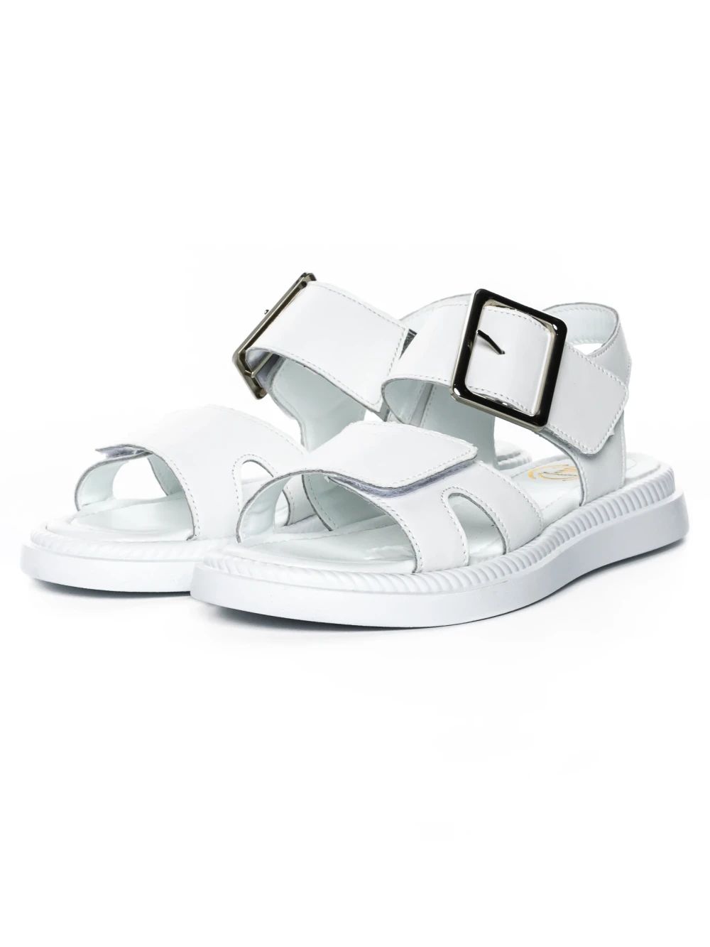 Sandale Dama cu Talpa Joasa K246-1 Alb | Formazione 1 Sandale Dama cu Talpa Joasa K246-1 Alb | Formazione