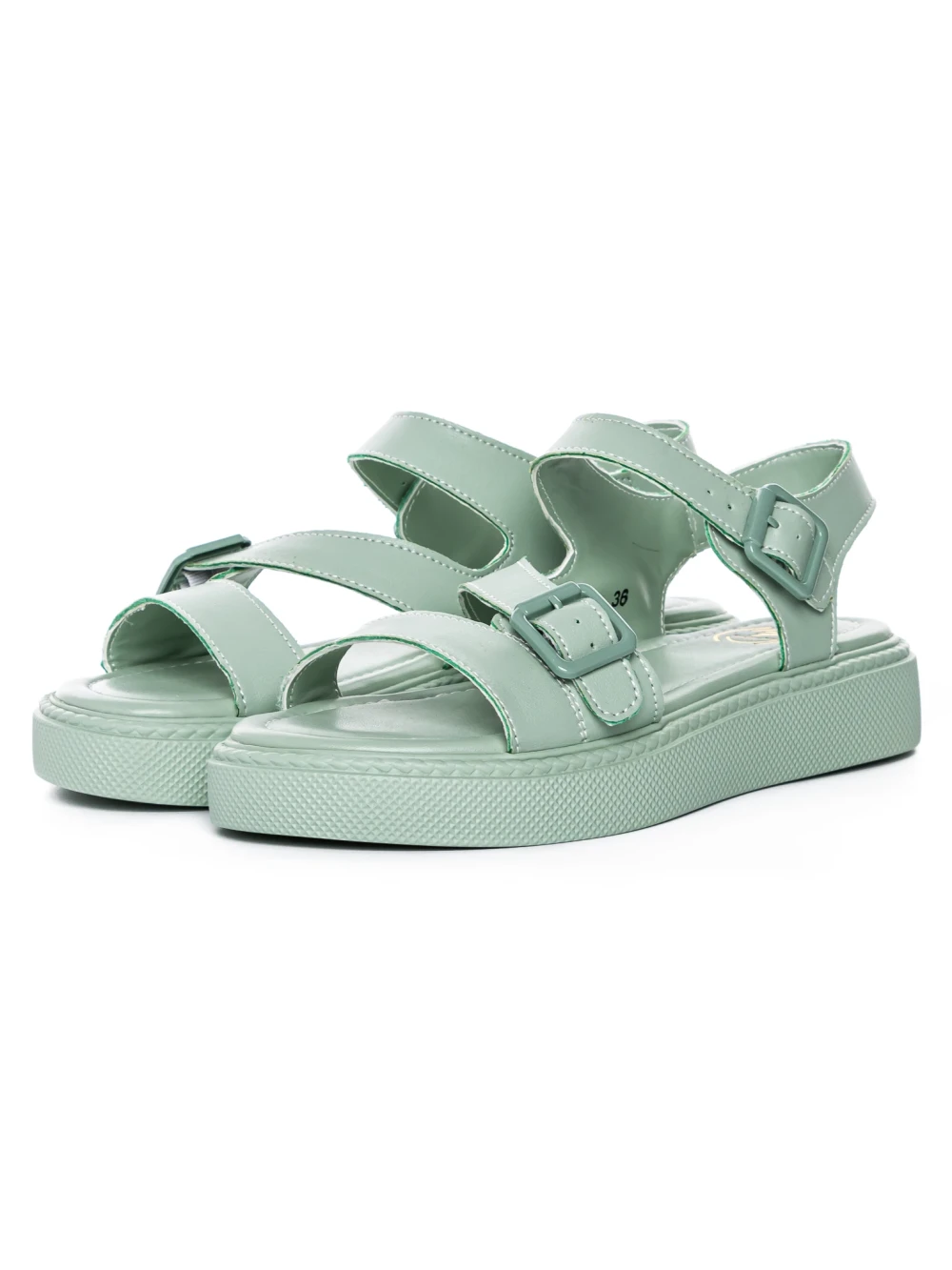 Sandale Dama cu Talpa Joasa K247-1 Verde | Formazione 1 Sandale Dama cu Talpa Joasa K247-1 Verde | Formazione