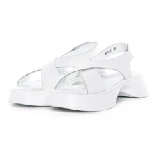 Sandale Dama cu Talpa Joasa K249-2 Alb | Formazione